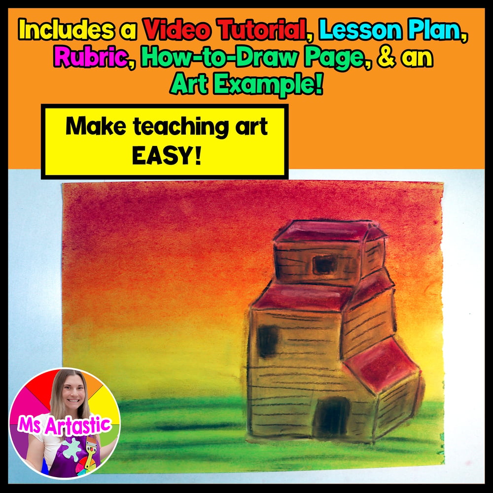 Canadian Art Project Prairies Art Lesson Canada Art Activity Summer Display – image 2