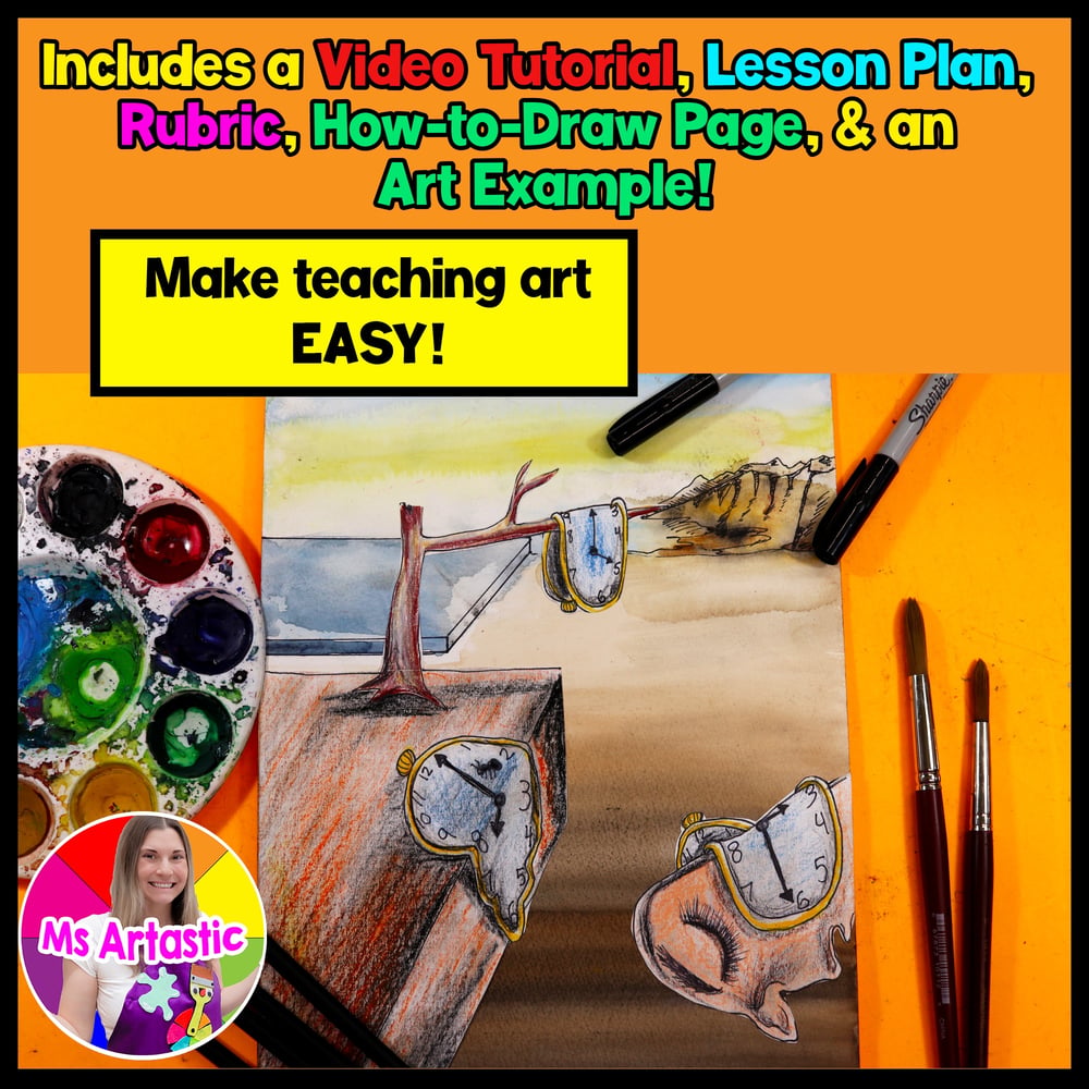 Surrealism Art Project Salvador Dali Art Lesson Surrealist Artwork Art Activity – image 2