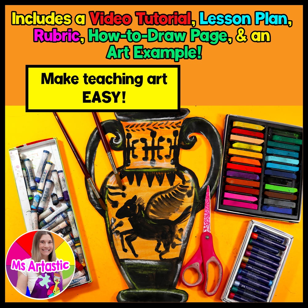 Ancient Greece Greek Vase Art Project Greek Pottery Art Lesson Art History – image 2