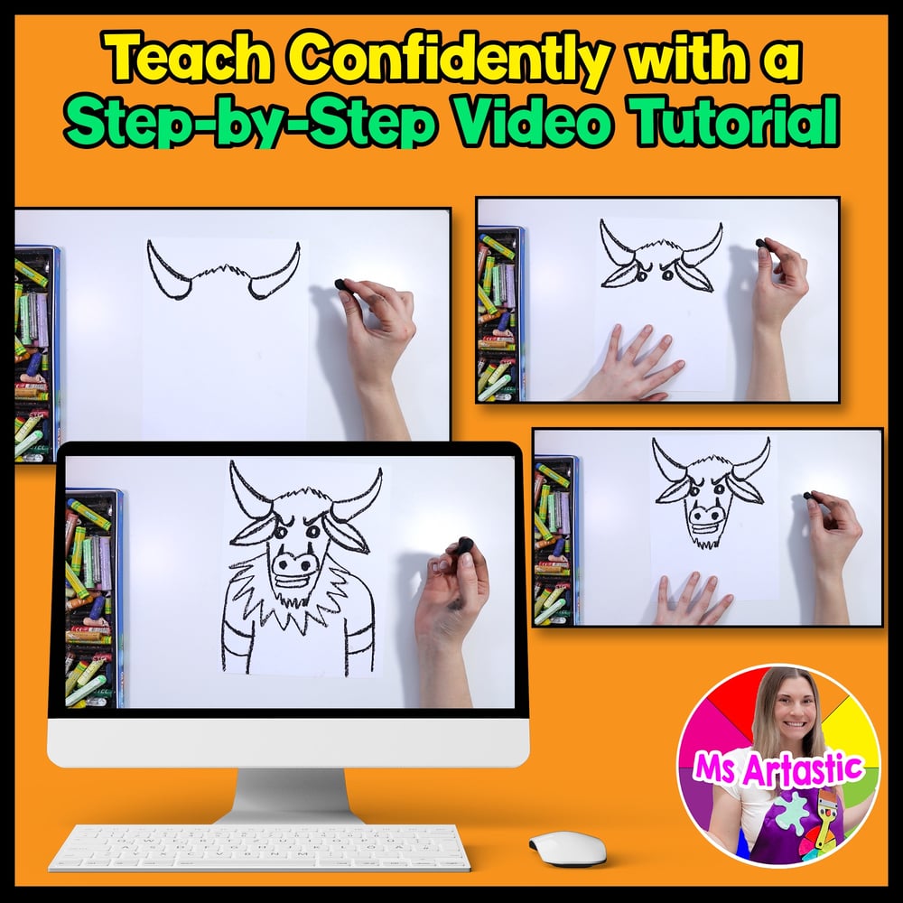 Ancient Greece Minotaur Art Project Greek Mythology Art Lesson Art History – image 4