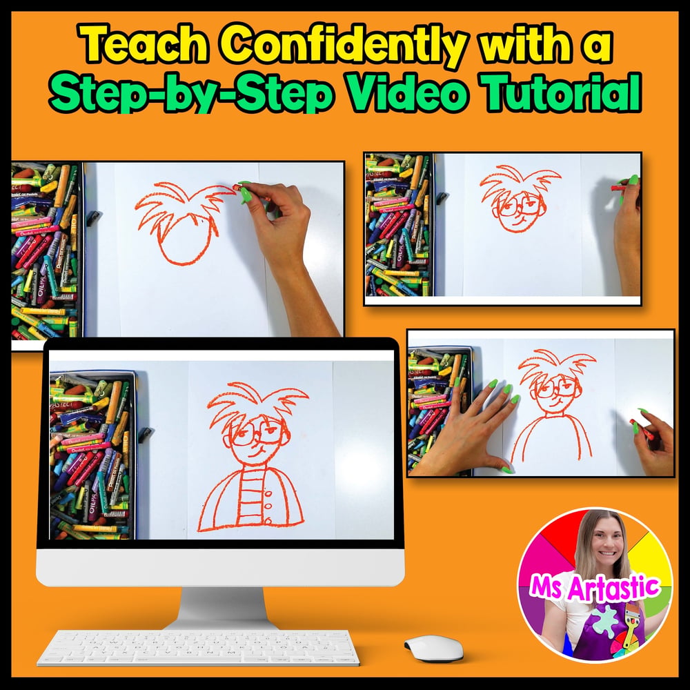 Andy Warhol Art Lesson Pop Art Collage Art History Elementary Art Activity – image 4