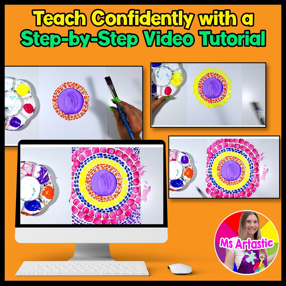 Alma Woodsey Thomas Art Project Sunset Art Lesson Black History Month Activity – image 4