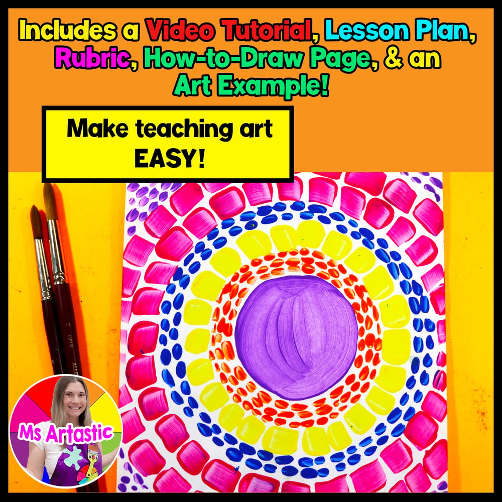Alma Woodsey Thomas Art Project Sunset Art Lesson Black History Month Activity – image 2