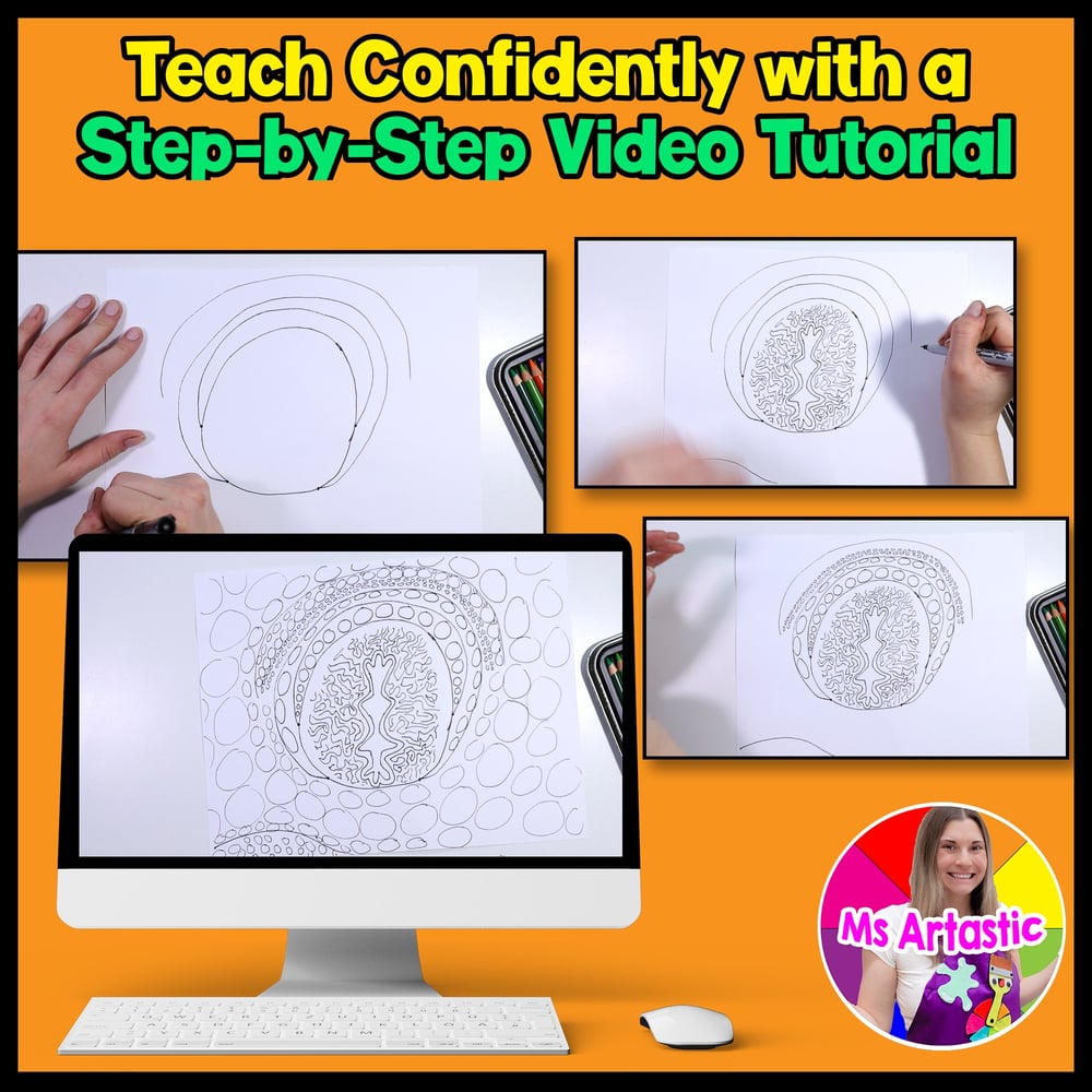 Lizard Eye Magnification Art Lesson Gecko Eye Drawing Reptile Eye Art Project – image 4