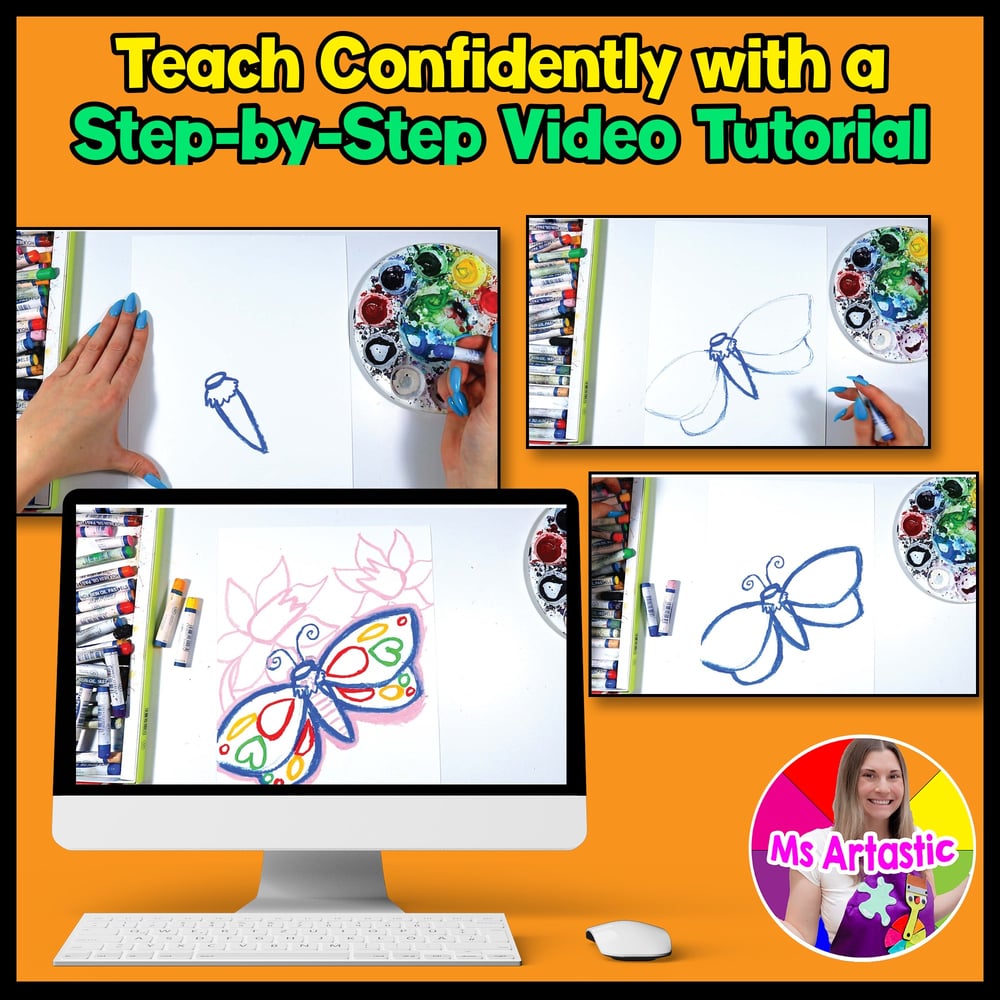Art History Spring Art Lesson Ted Harrison Butterfly Art Project Butterfly Art – image 4