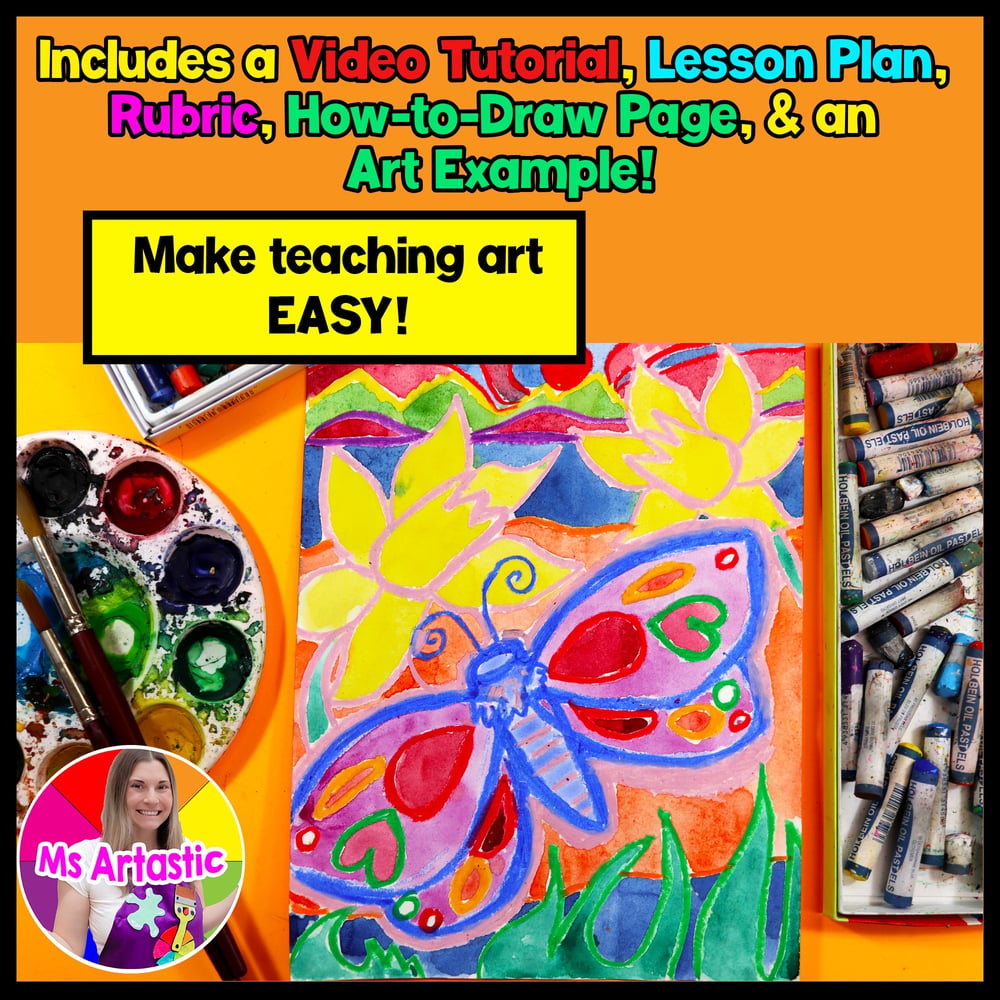 Art History Spring Art Lesson Ted Harrison Butterfly Art Project Butterfly Art – image 2
