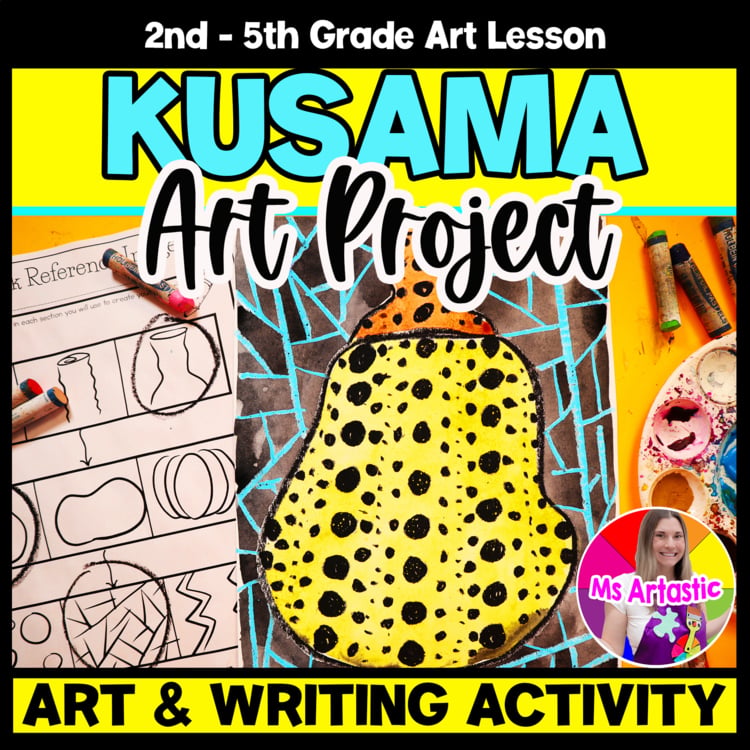 Yayoi Kusama Art Project Art And Write Gourd Lesson Artist Study ArtActivity
