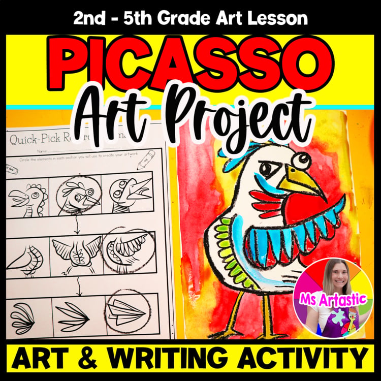 Picasso Birds Art Project Art And Write Cubism Lesson Artist Study Art Activity