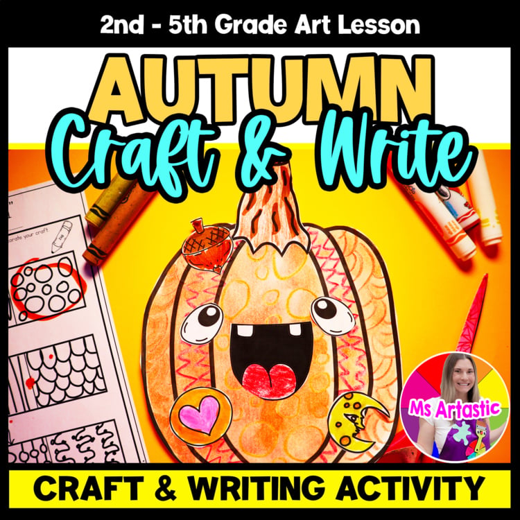 Pumpkin Craft and Write Autumn Writing Activity Fall Craft Project Fall Writing