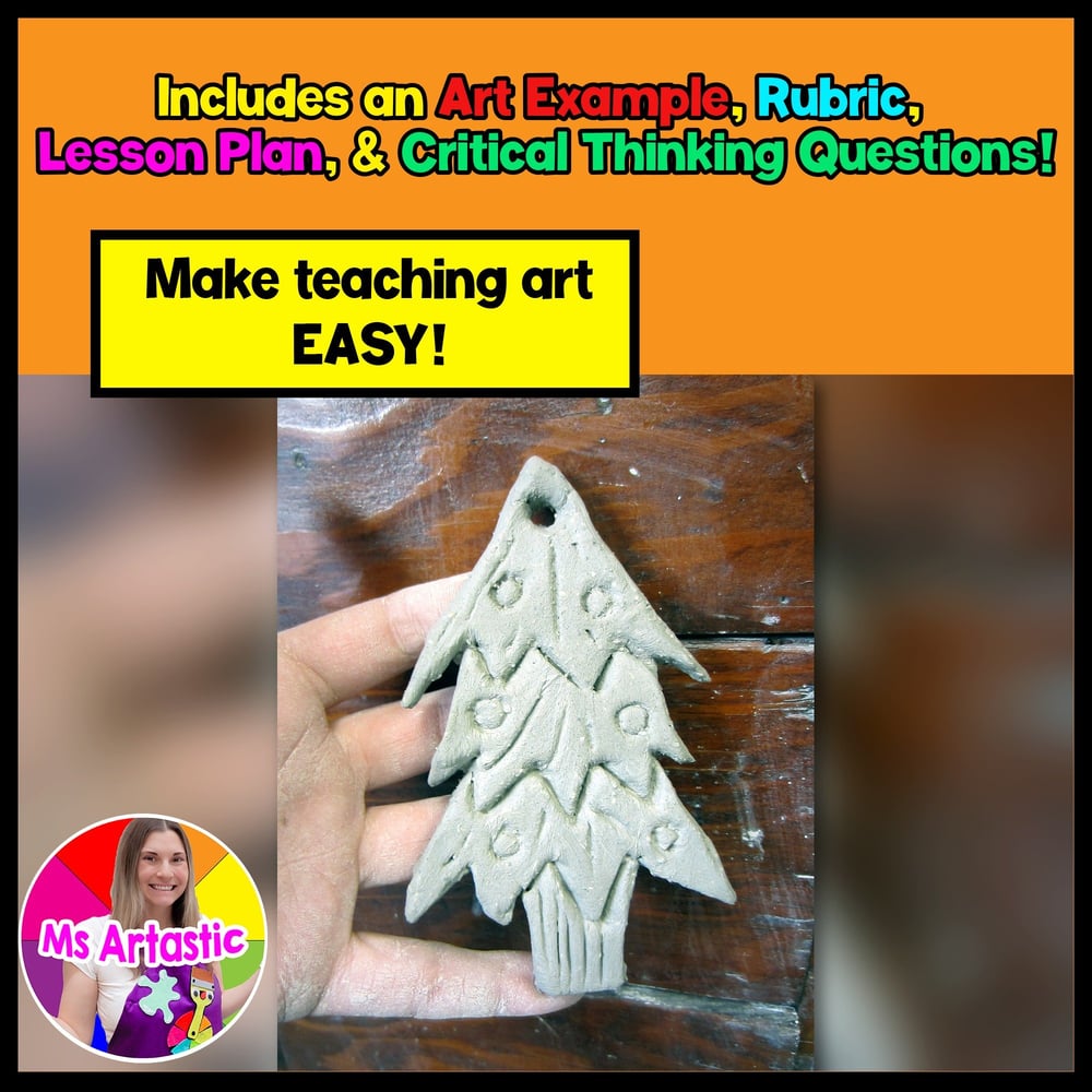 Christmas Art Lesson, Ceramic Christmas Ornaments Art Project – image 2