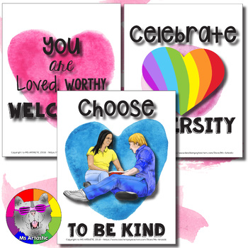 Pink Shirt Day Posters, Anti-Bullying Classroom Decor for Friendship – image 2