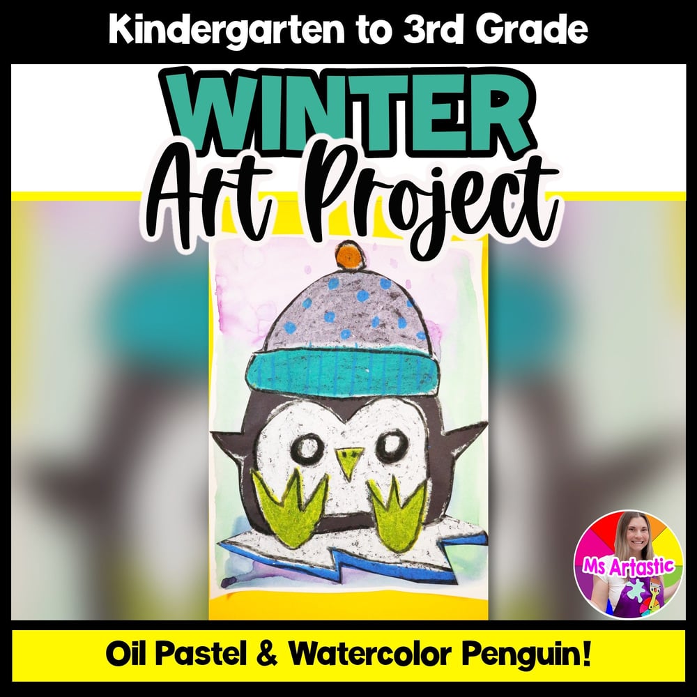 Primary Penguin Art Project Winter Art Lesson Plan Penguin Kindergarten Art