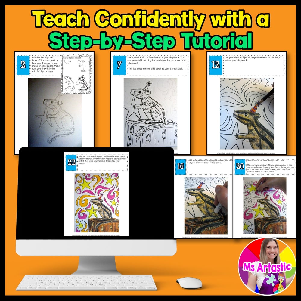 New Year’s Art Lesson, Art Project for the New Year – image 4