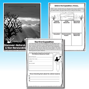 Natural Resources Project Based Learning PBL Renewable Non Renewable Resources – image 2
