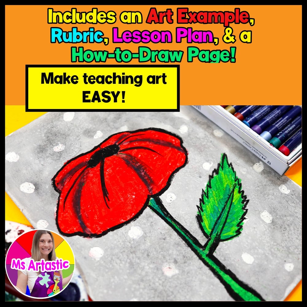 Remembrance Day Art Lesson Poppy Art Project Activity Poppy Art Activities – image 2