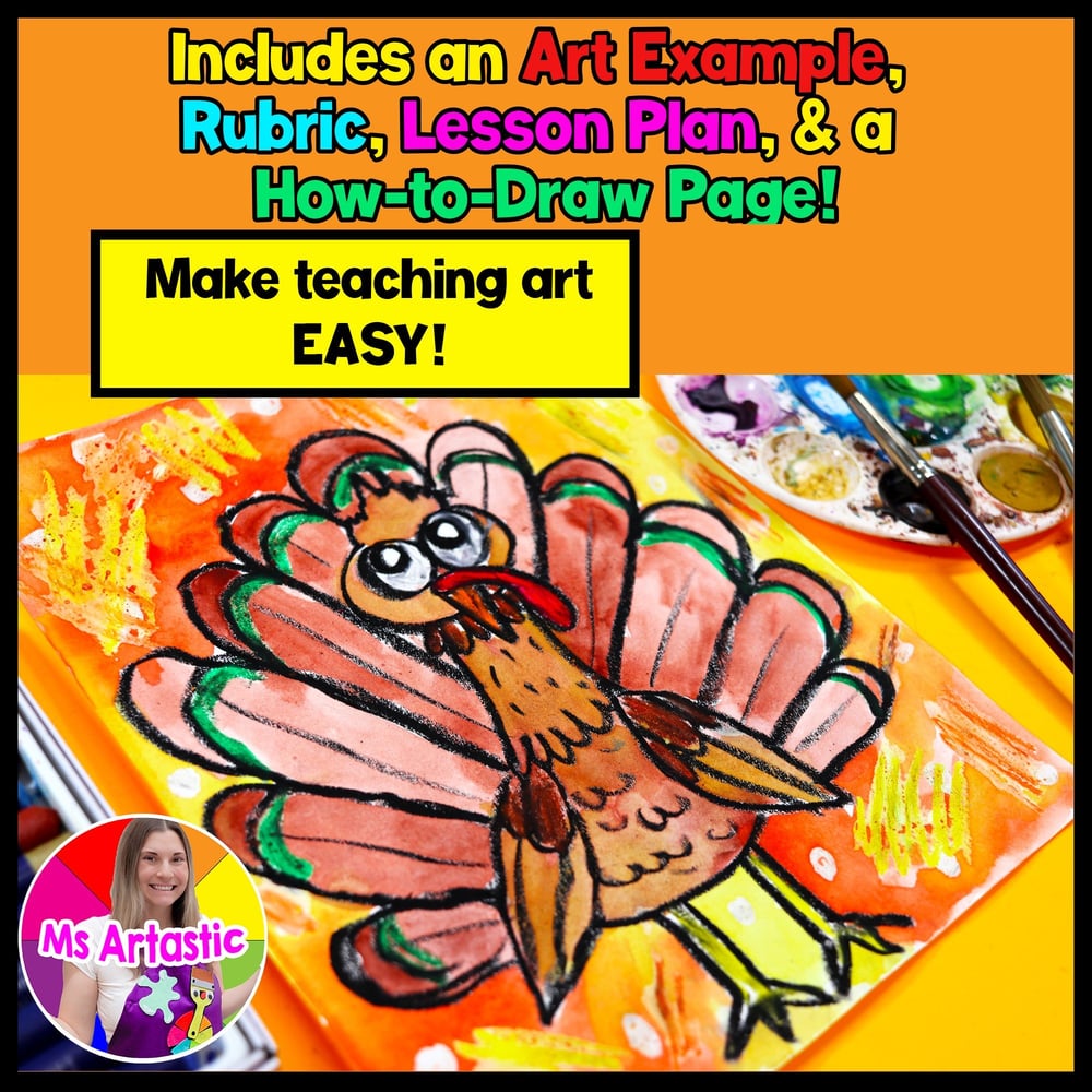 Thanksgiving Art Lesson Turkey Art Project Thanksgiving Turkey Craft – image 2