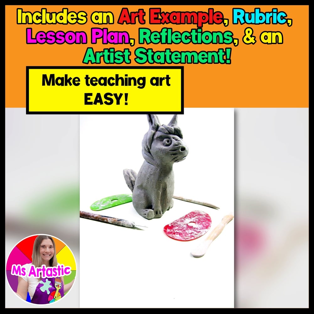 Ceramic Art Lesson Clay Unicorn Art Project Ceramics Art Activity Sculpture – image 2