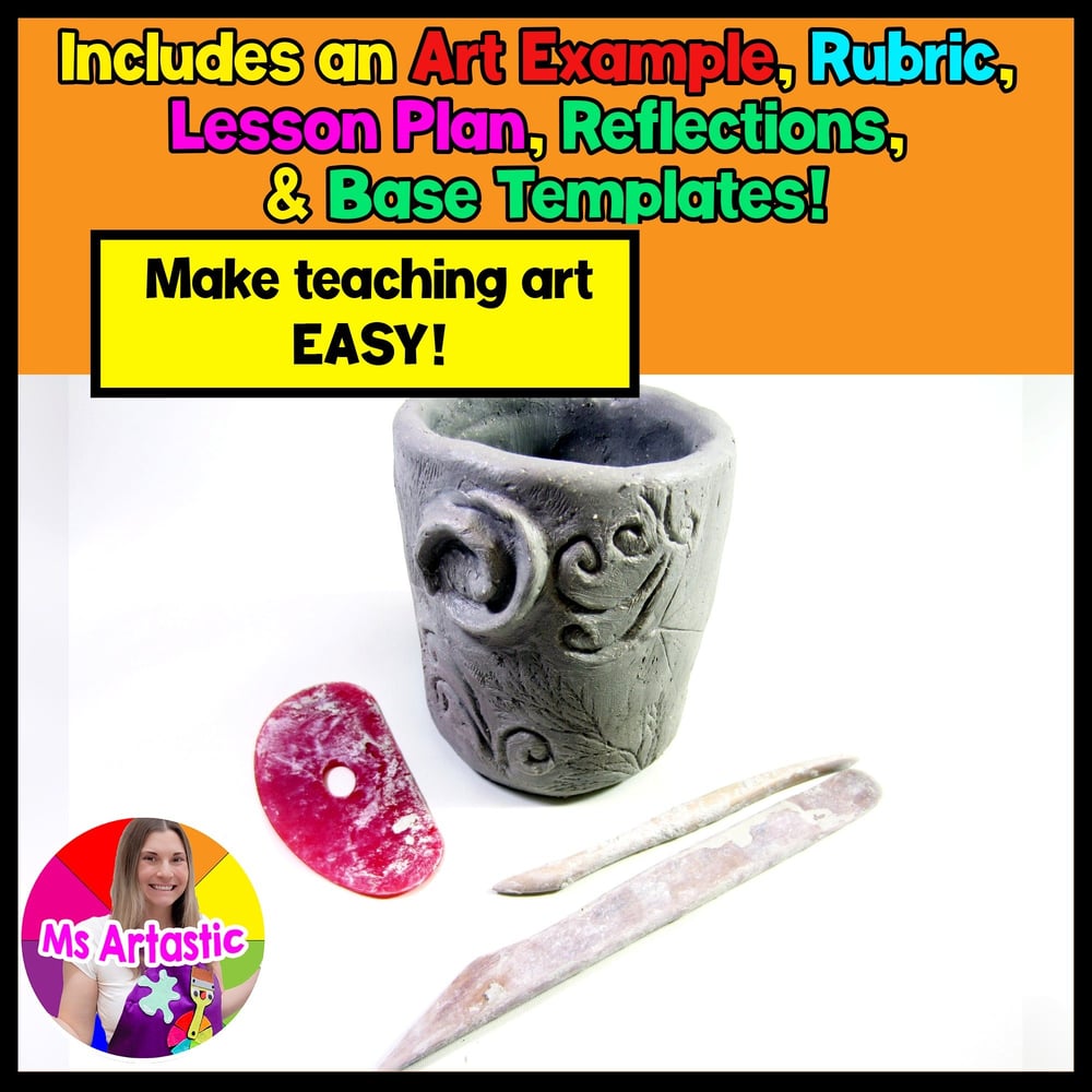 Ceramic Art Lesson Clay Art Project Coil Pot Ceramics Art Activity – image 2
