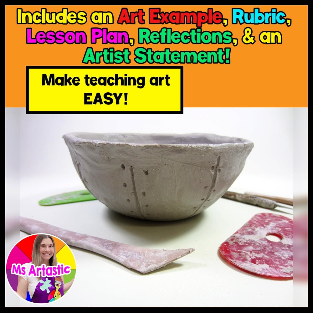 Ceramic Art Lesson Clay Art Project Ceramics Art Slab Slump Bowl Lesson Plan – image 2