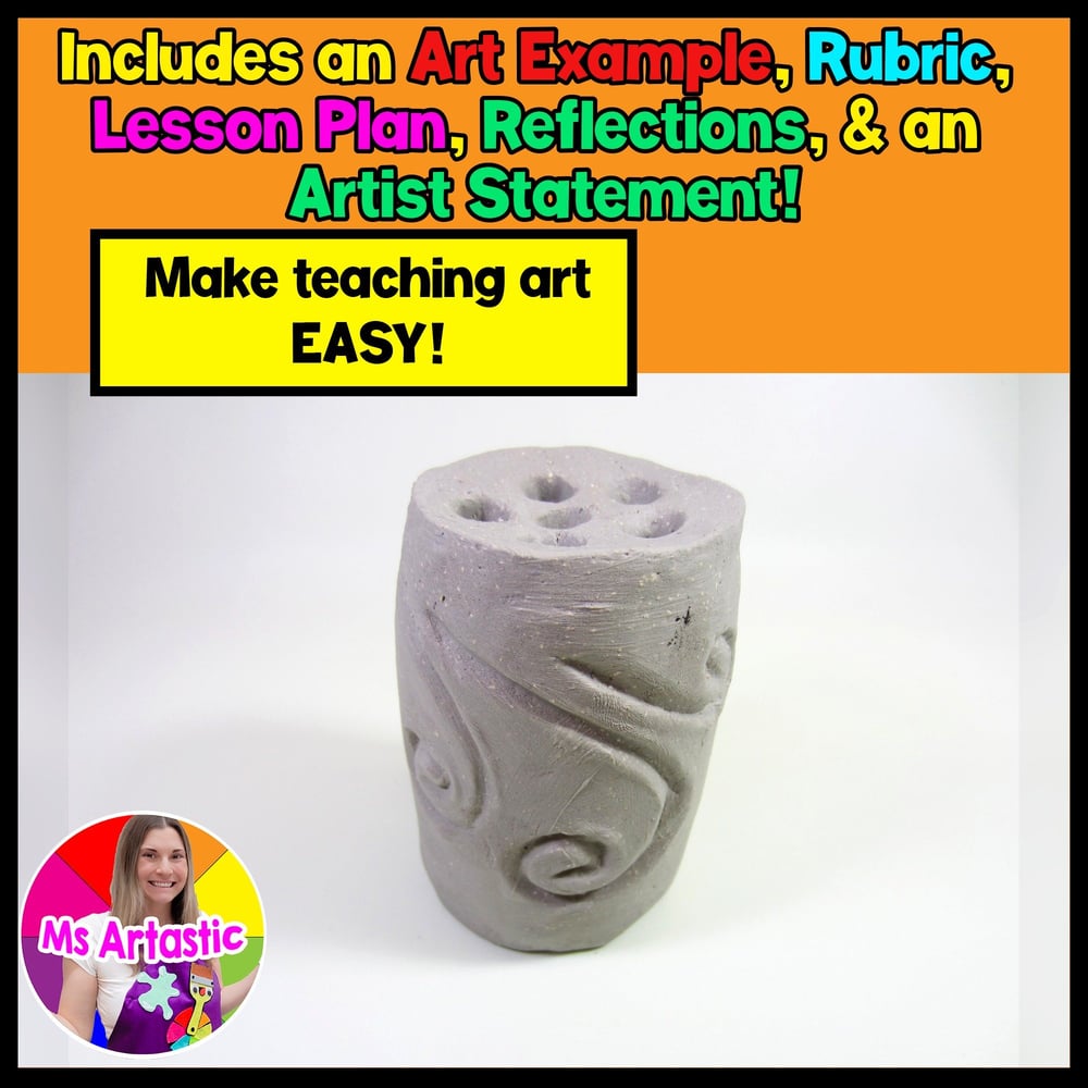 Ceramic Art Lesson Clay Art Project Pencil Holder Art Project Ceramics Activity – image 2