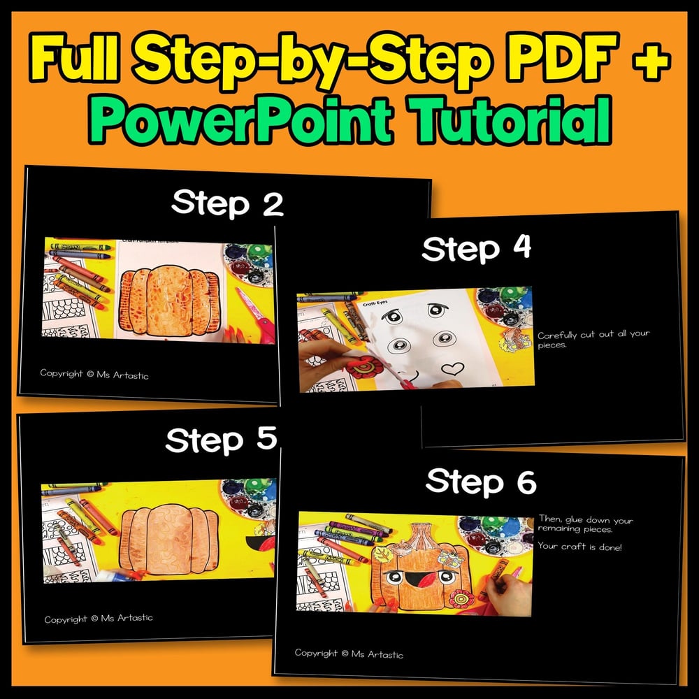 Pumpkin Craft and Write Fall Writing Activity Autumn Craft Project Autumn Write – image 4