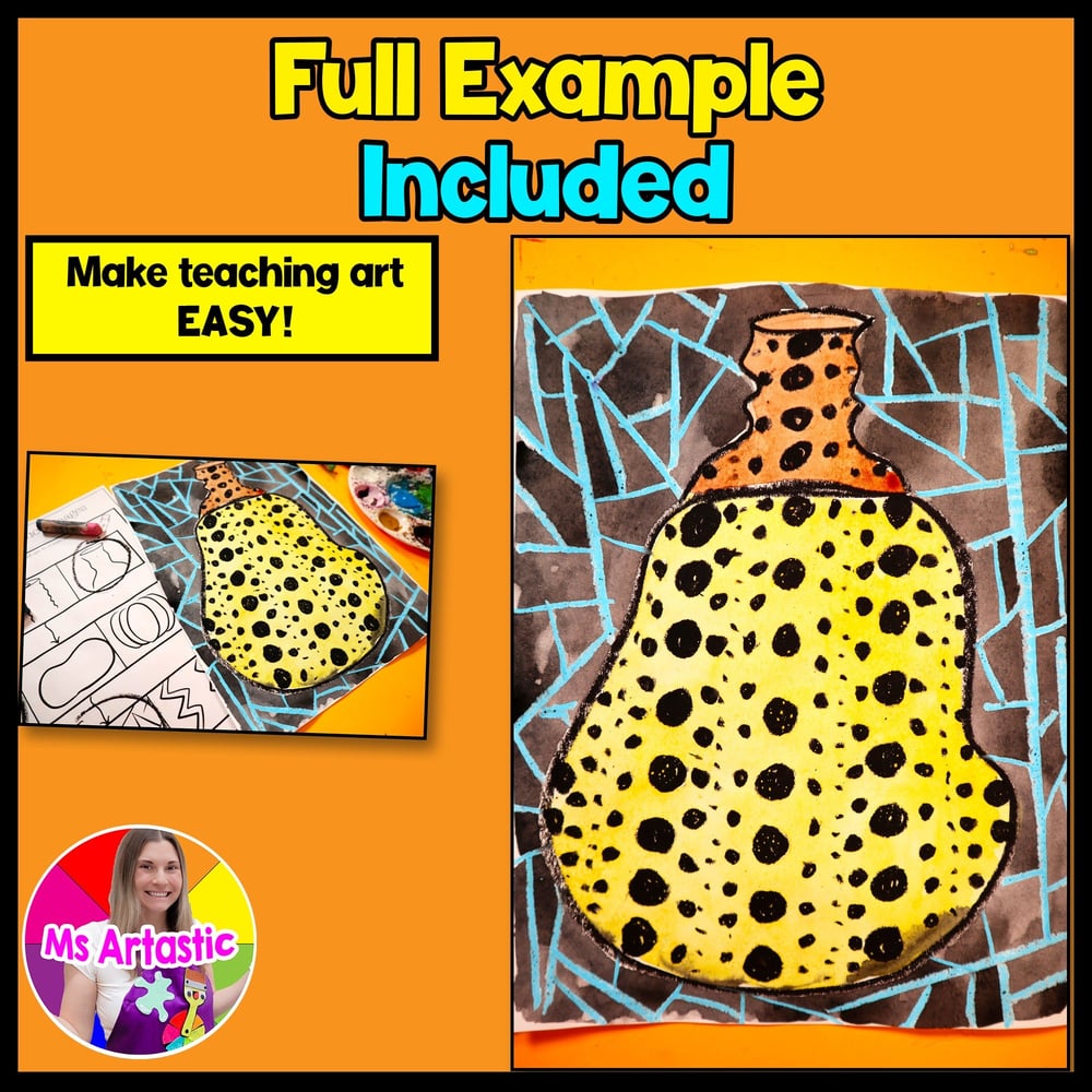 Yayoi Kusama Art Project Art And Write Gourd Lesson Artist Study ArtActivity – image 2