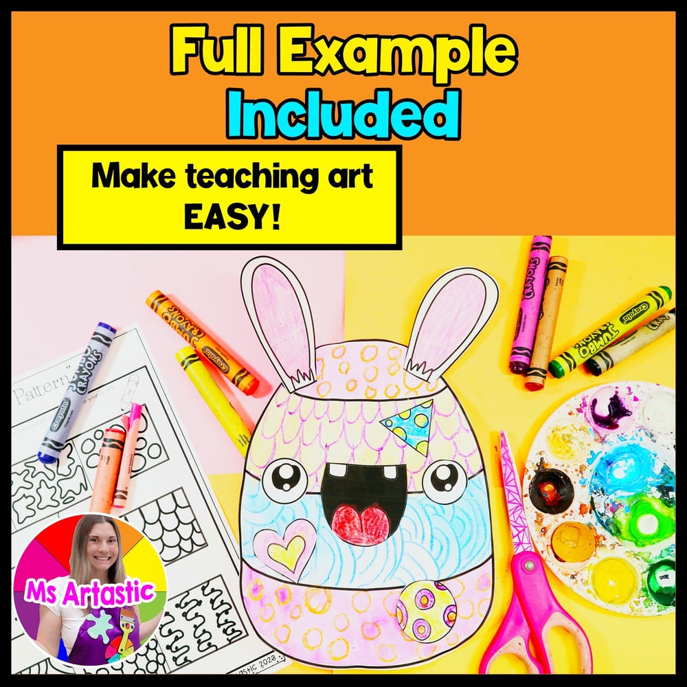 Easter Egg Craft and Writing Prompt | Ms Artastic
