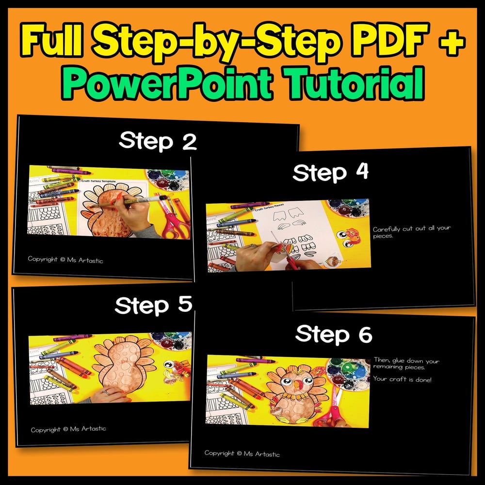 Thanksgiving Turkey Craft Writing Prompt Worksheets Sub Plans Art Lesson – image 4