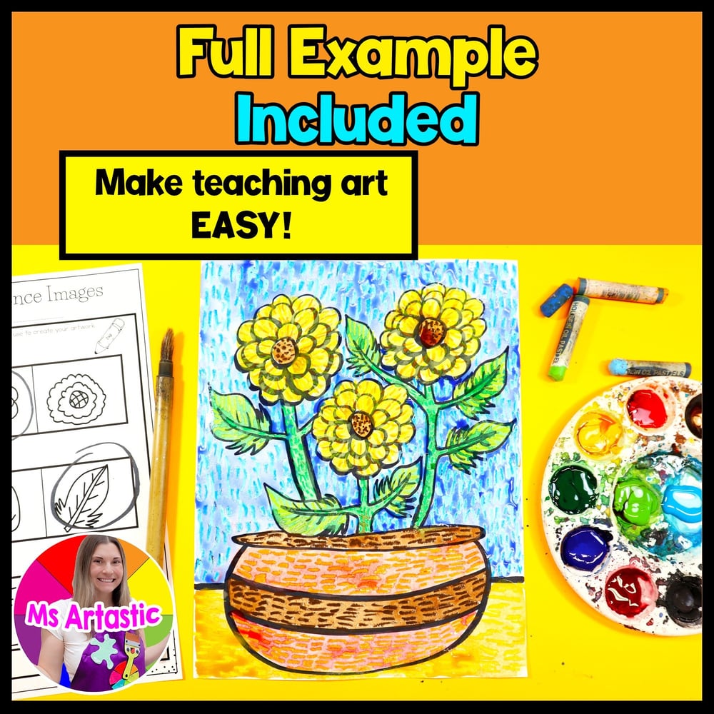 Van Gogh Sunflowers Art Project Art And Write Artist Study Writing Activity – image 2