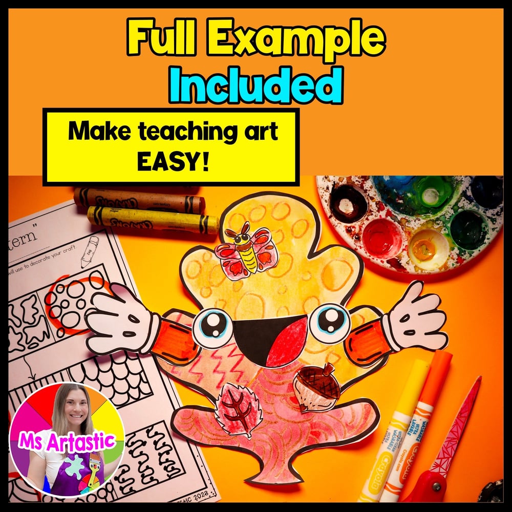 Autumn Leaf Craft and Write Fall Writing Activity Autumn Craft Project Writing – image 2