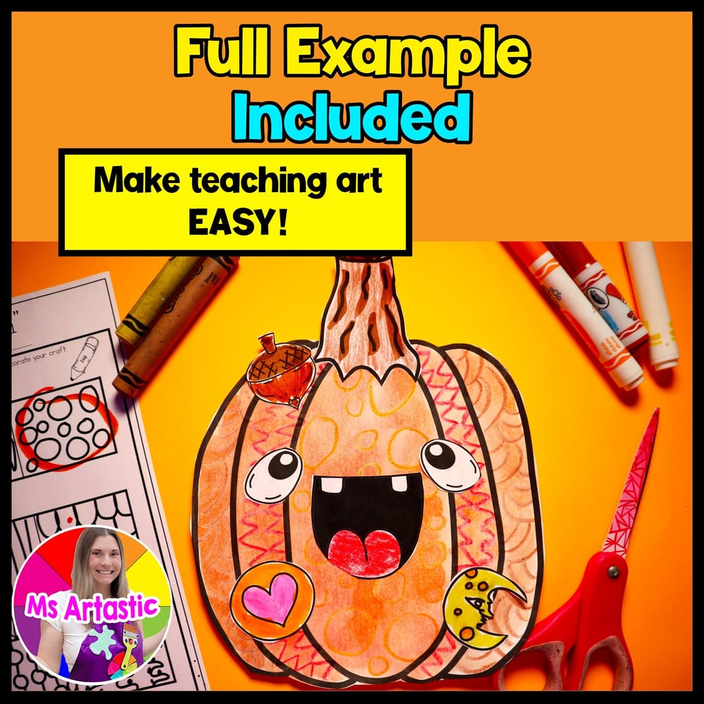 Pumpkin Craft and Write Autumn Writing Activity Fall Craft Project Fall Writing – image 2