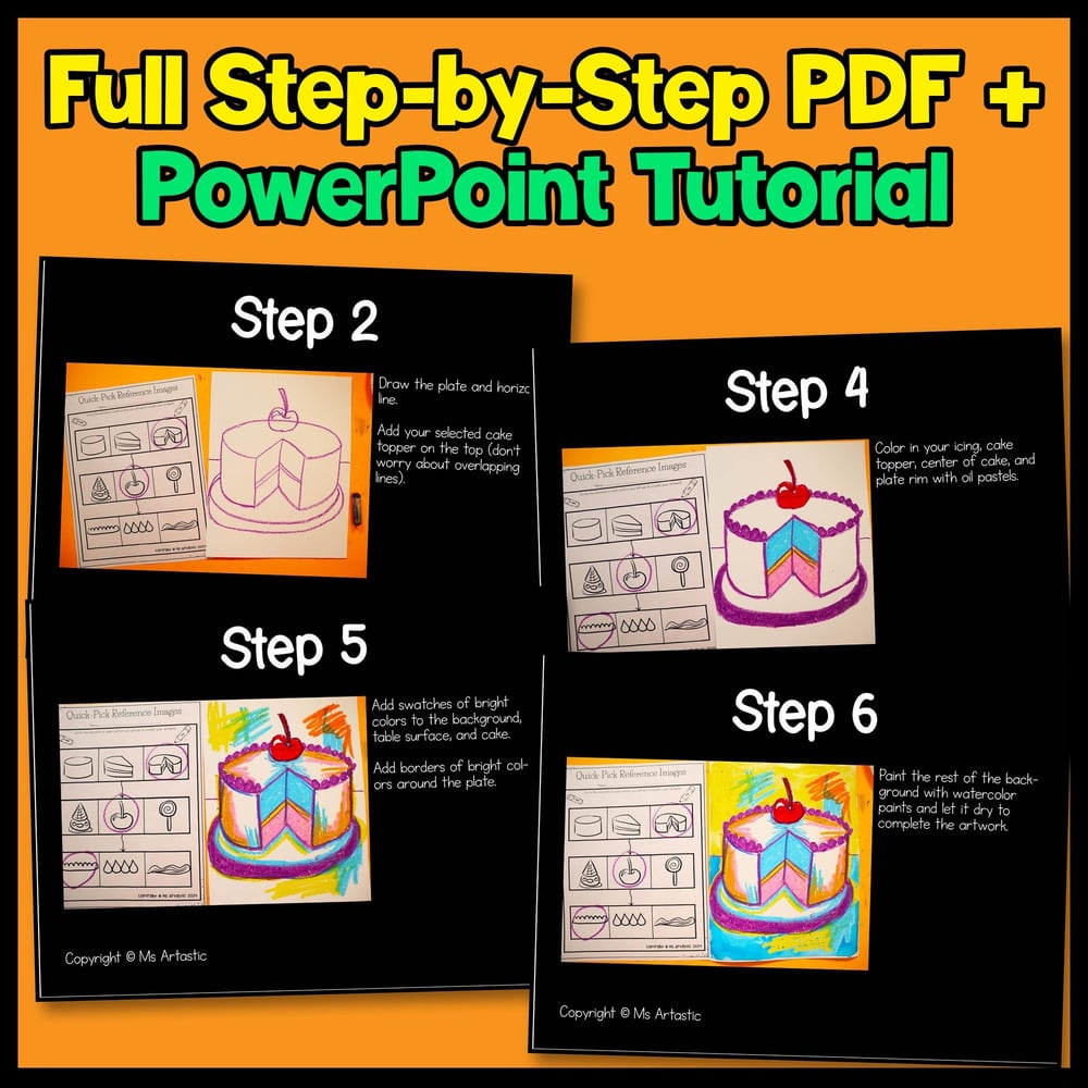 Wayne Thiebaud Art Project Art And Write Cake Lesson Artist Study Art Activity – image 4