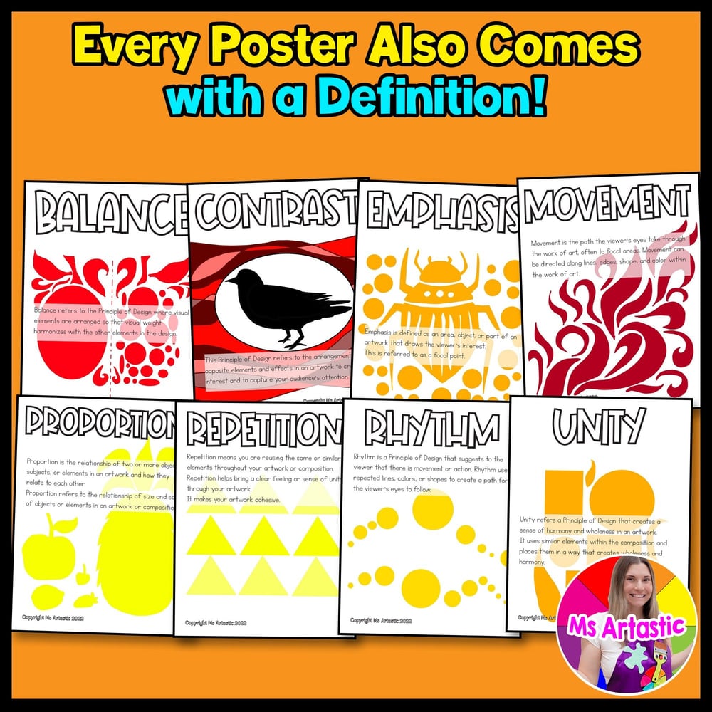 Principles of Design Classroom Posters and Décor for Art Classroom – image 2