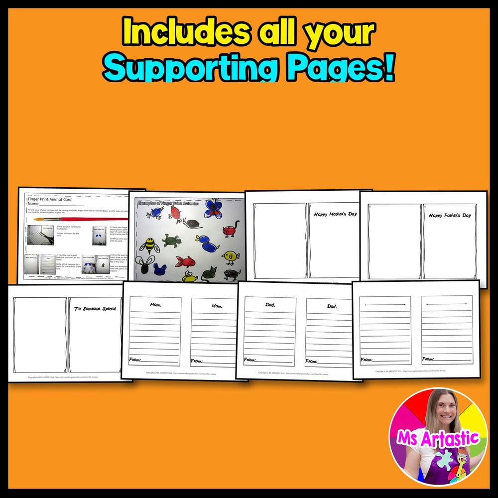 Mother’s Day and Father’s Day Finger Print Card FREEBIE – image 3