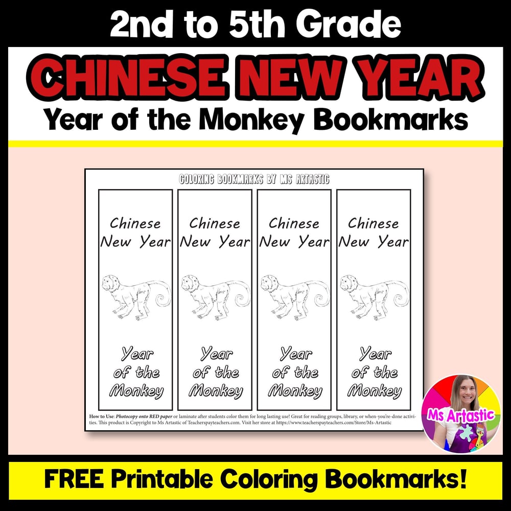 FREE Chinese New Year, Year of The Monkey