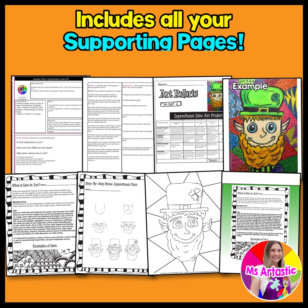 Catch Leprechaun Art Project St Patricks Day Art Lesson St Patrick Art Activity – image 3