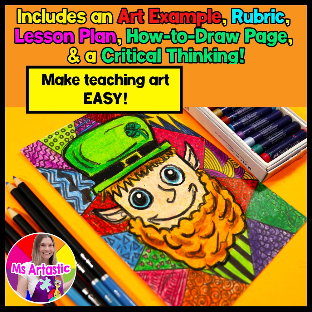 Catch Leprechaun Art Project St Patricks Day Art Lesson St Patrick Art Activity – image 2