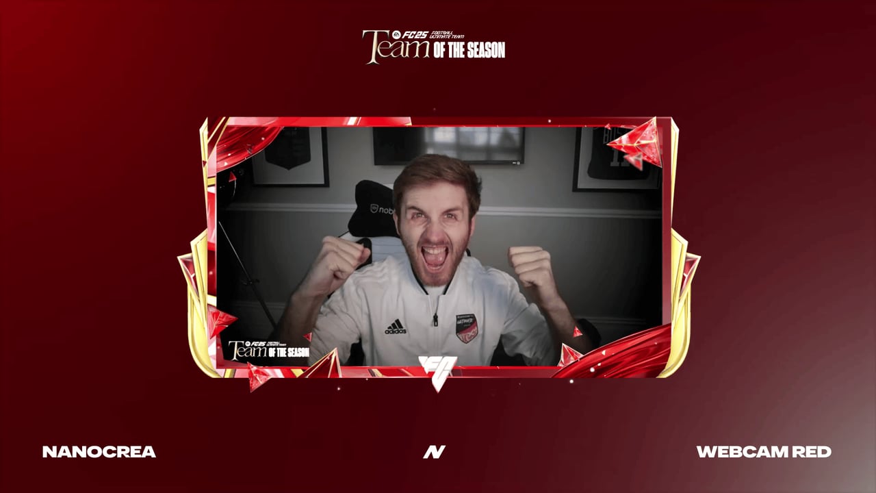 FC25 WEBCAM OVERLAY TOTS RED EDITION, image 1