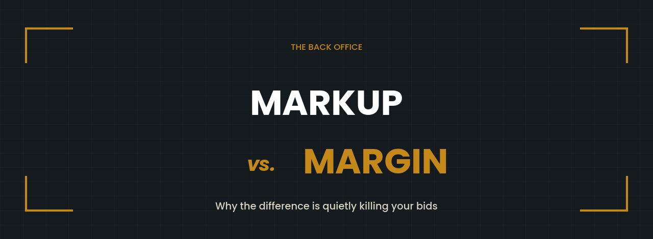 Markup vs. margin