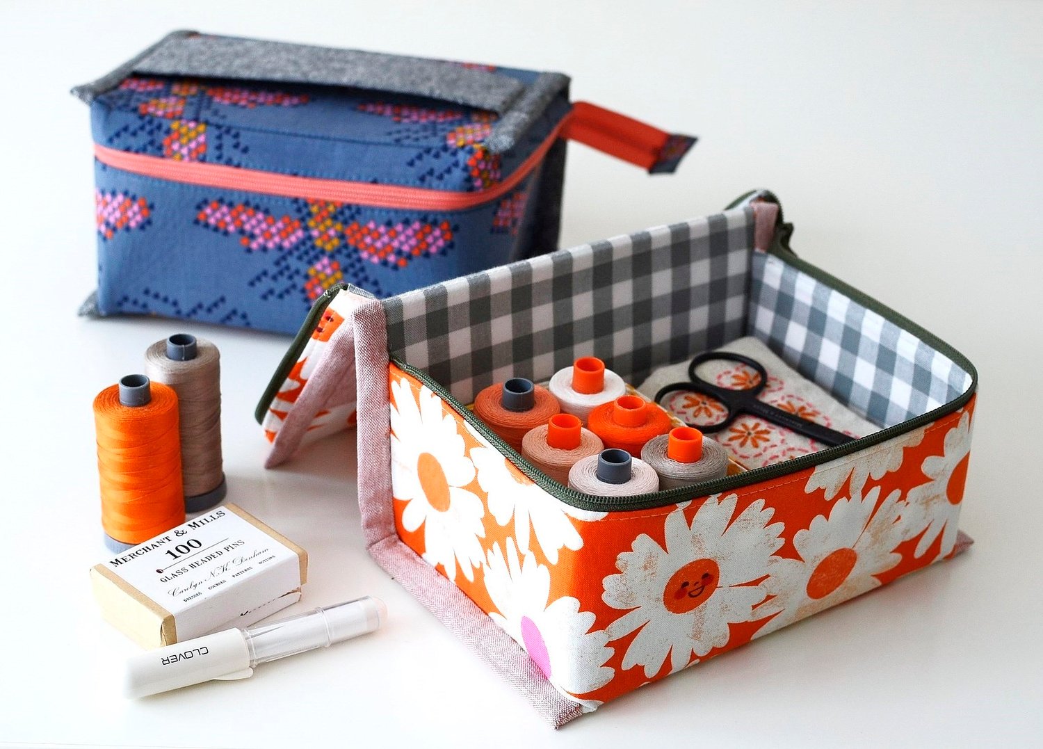 Twice As Nice Pouch Downloadable PDF Sewing Pattern | Aneela Hoey