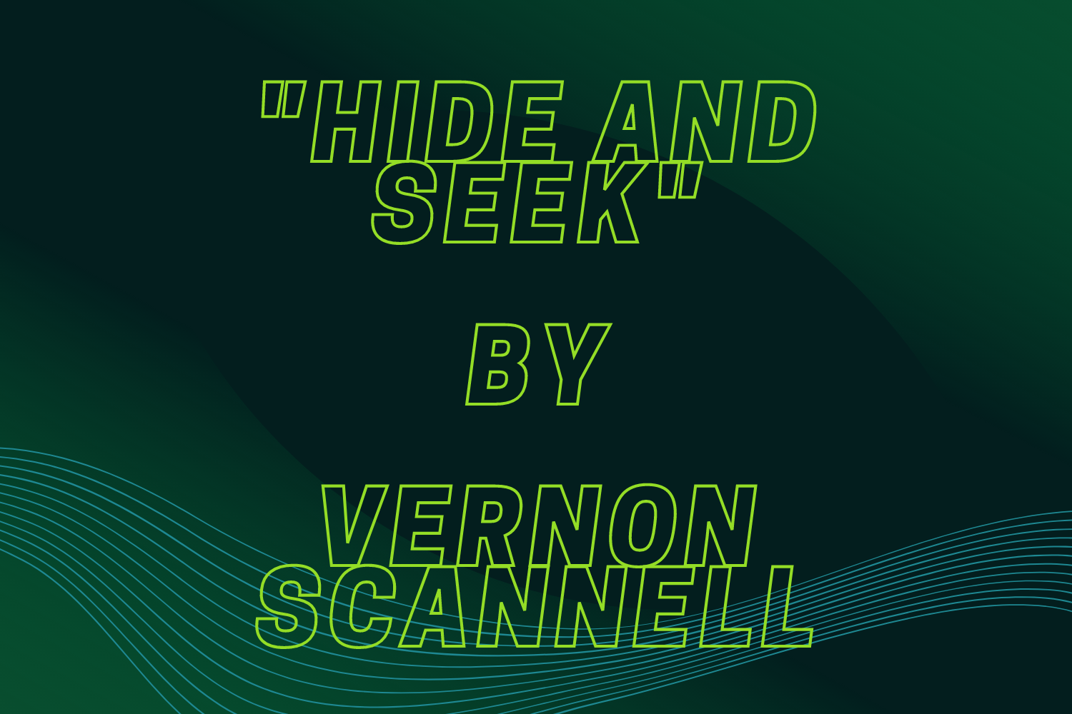 Hide and Seek by Vernon Scannel, PDF, Poetry