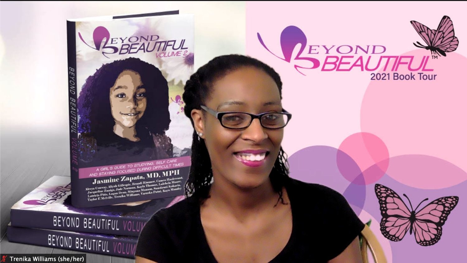 Beyond Beautiful Girls Empowerment Movement, Virtual Book Launch, Trenika J. Williams, MD, MS, #beyondbeautifultour