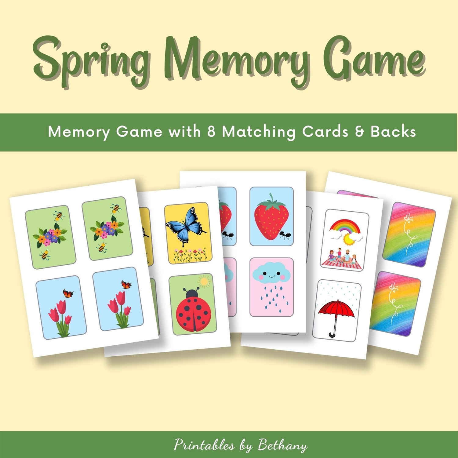 Concentration Card Game - Match the Pair Memory Card Game Online