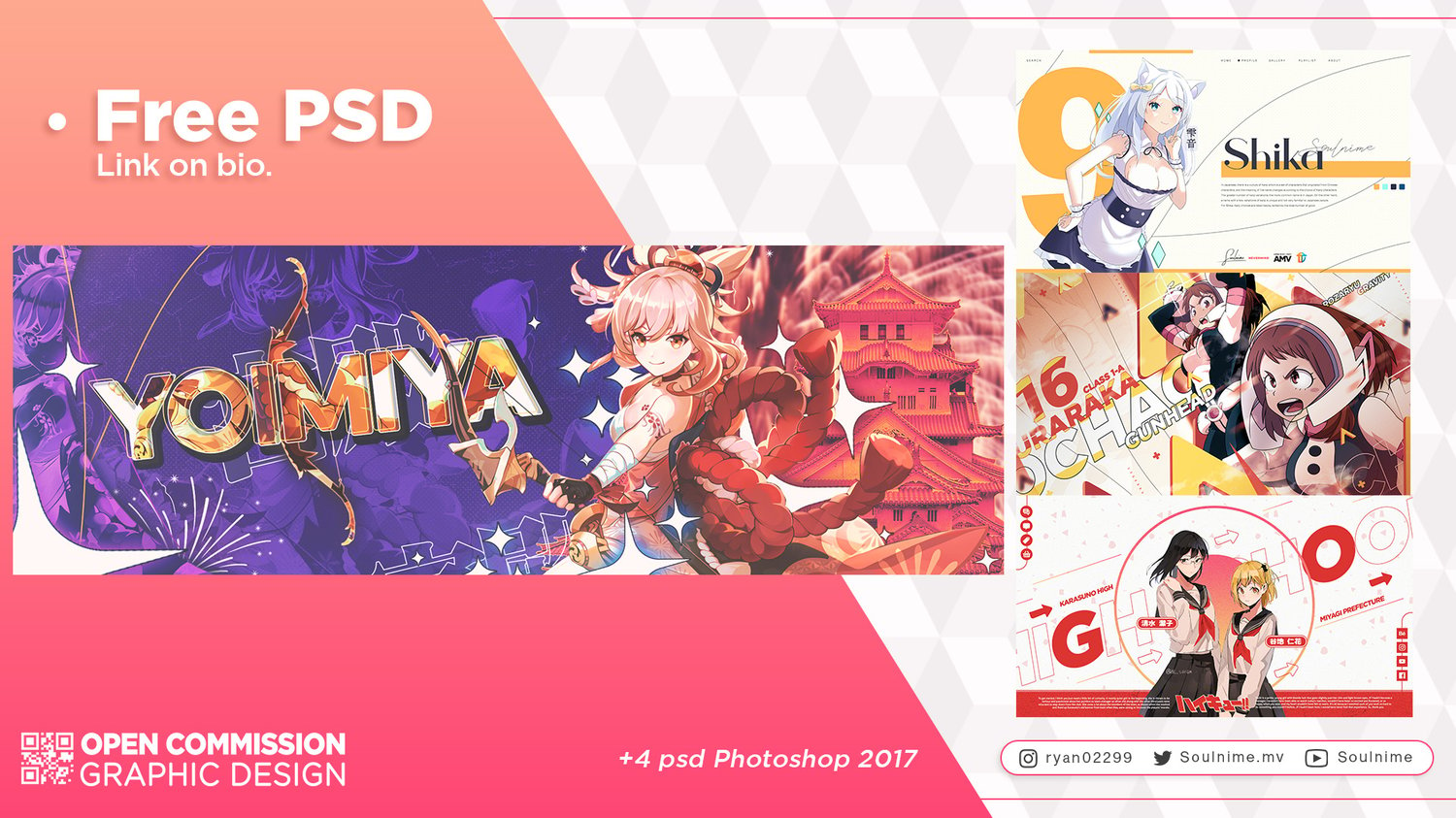 Anime Banner - Free Vectors & PSDs to Download