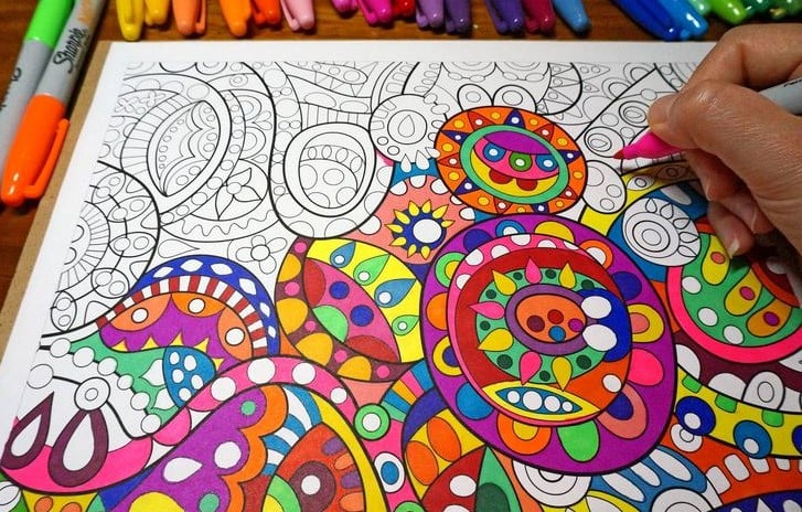 mandala color inspiration #adultcoloringpages #rainbowmandala #inspiration#completed#finished#ideas#addictedtocoloring