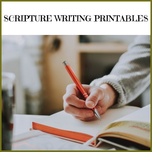 scripture writing printables
