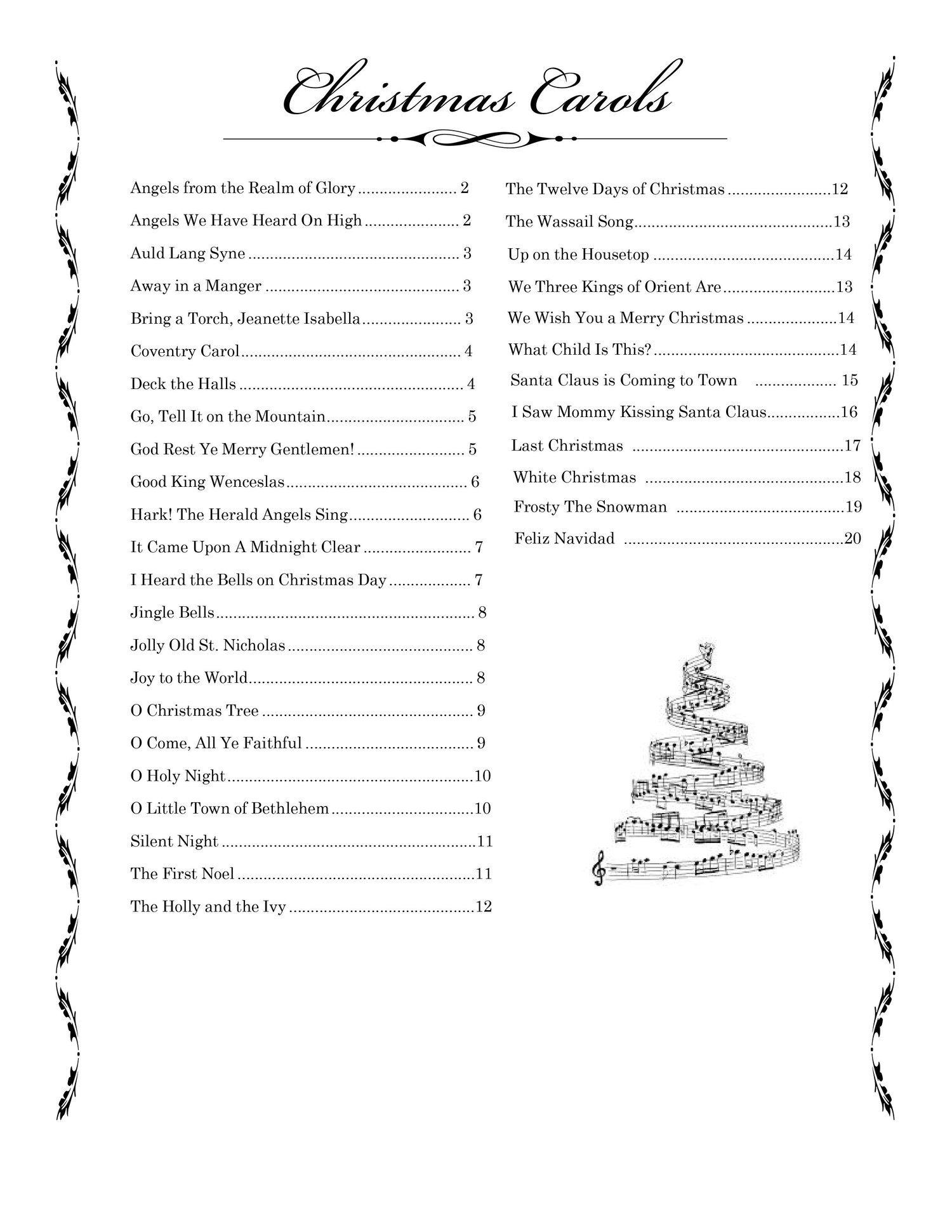 Christmas Carols. Holidays. Songs. Lyrics. Games. Quiz. - Payhip