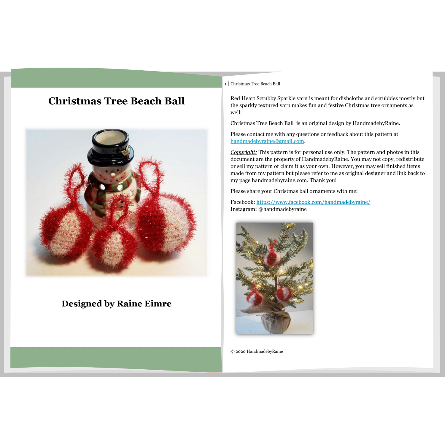 Crochet Christmas Dishcloth Pattern - Payhip