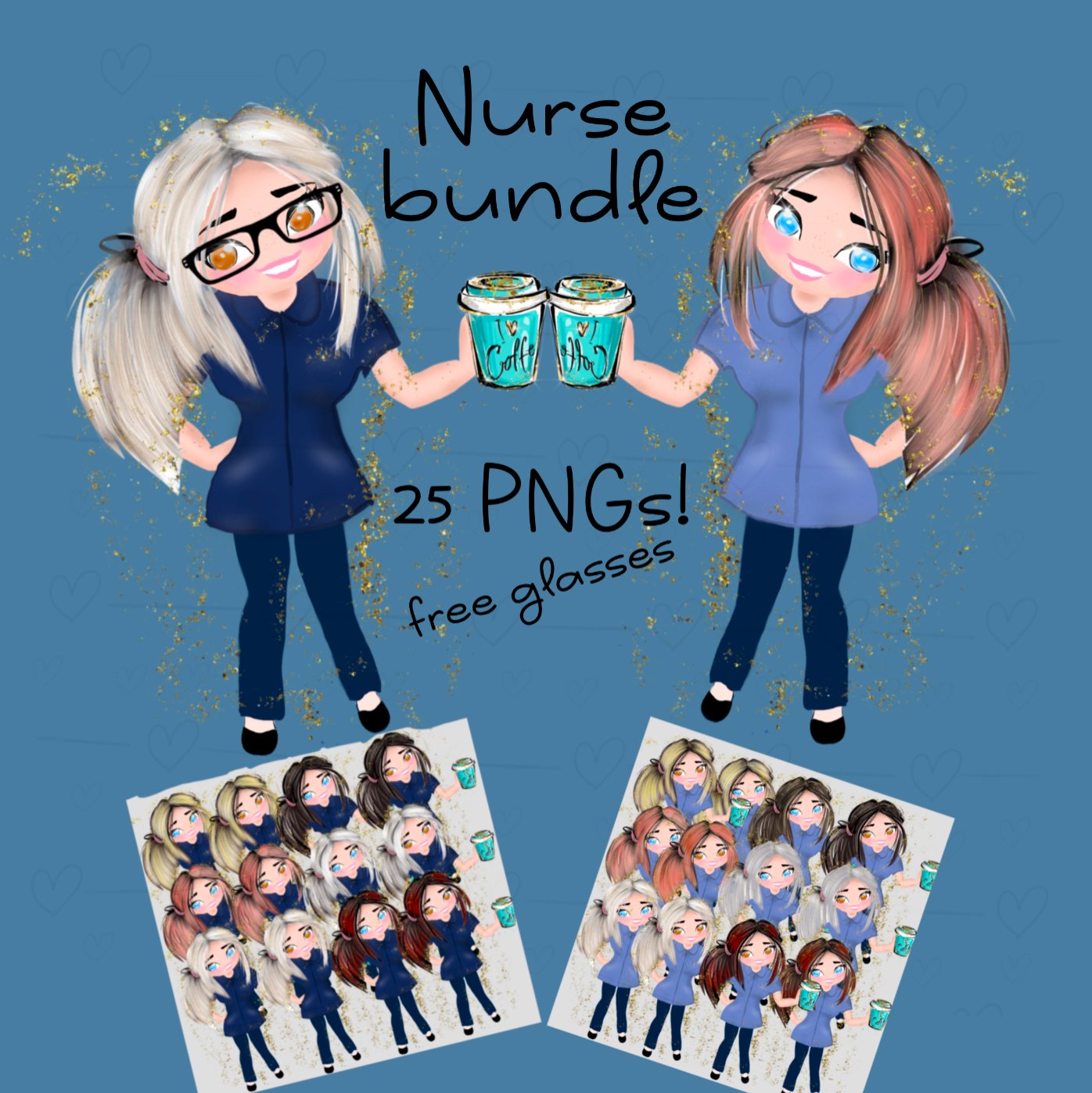 Nurse Clipart Bundle