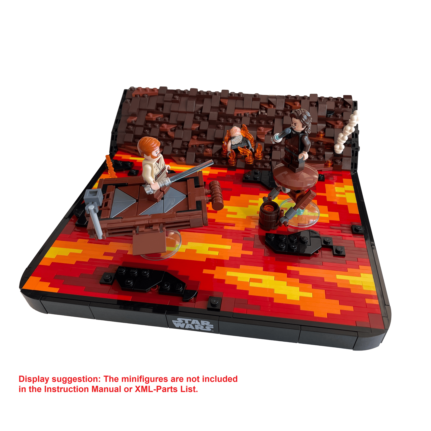 Lego star wars discount duel on mustafar instructions